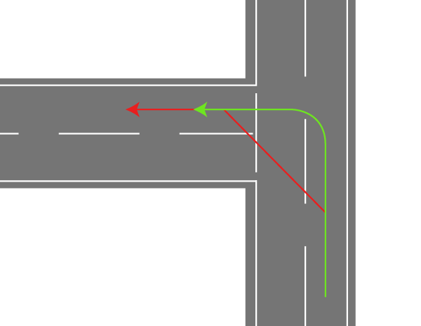 Question about meaning of "cut the corner" English Language Learners