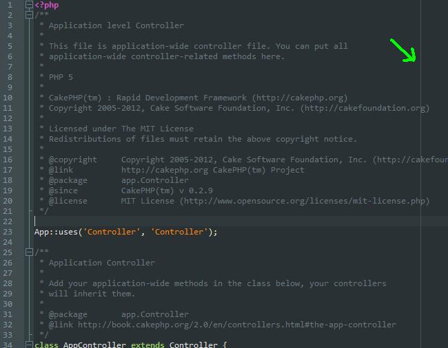 Notepad++ 80 Character Line Marker? Super User