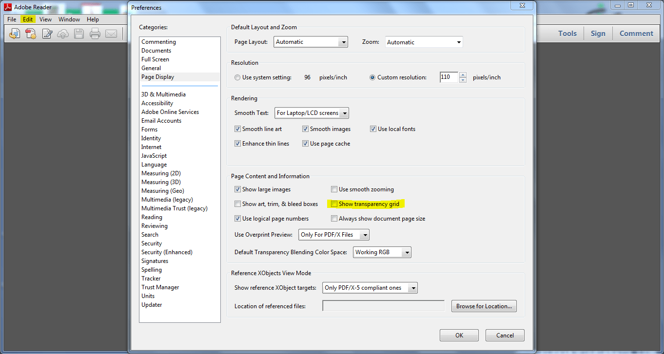 cs6 PDF has white background when exported from