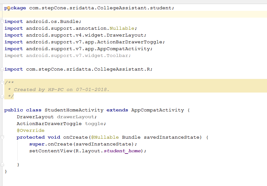 java android.view.InflateException Binary XML file line 0 Error