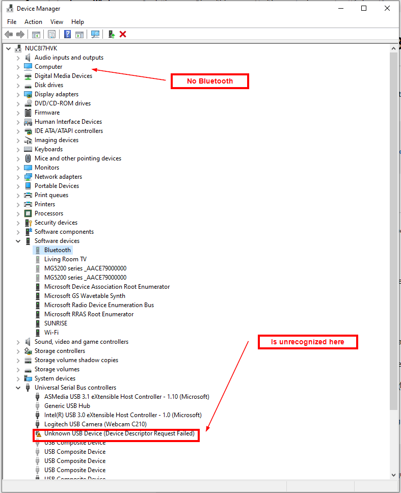windows 10 Option to Turn Bluetooth on or off is Missing Super User