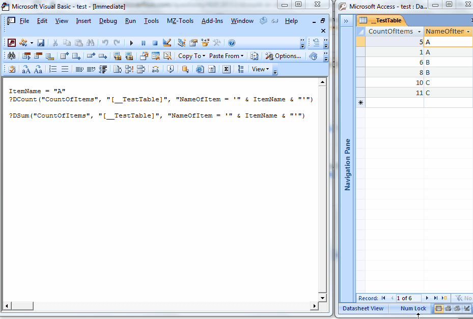 ms access DCount() In VBA Always Returning A Null Value Stack Overflow