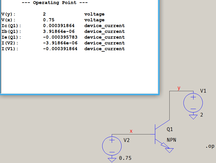 NPN transistor in LTSpice Electrical Engineering Stack Exchange