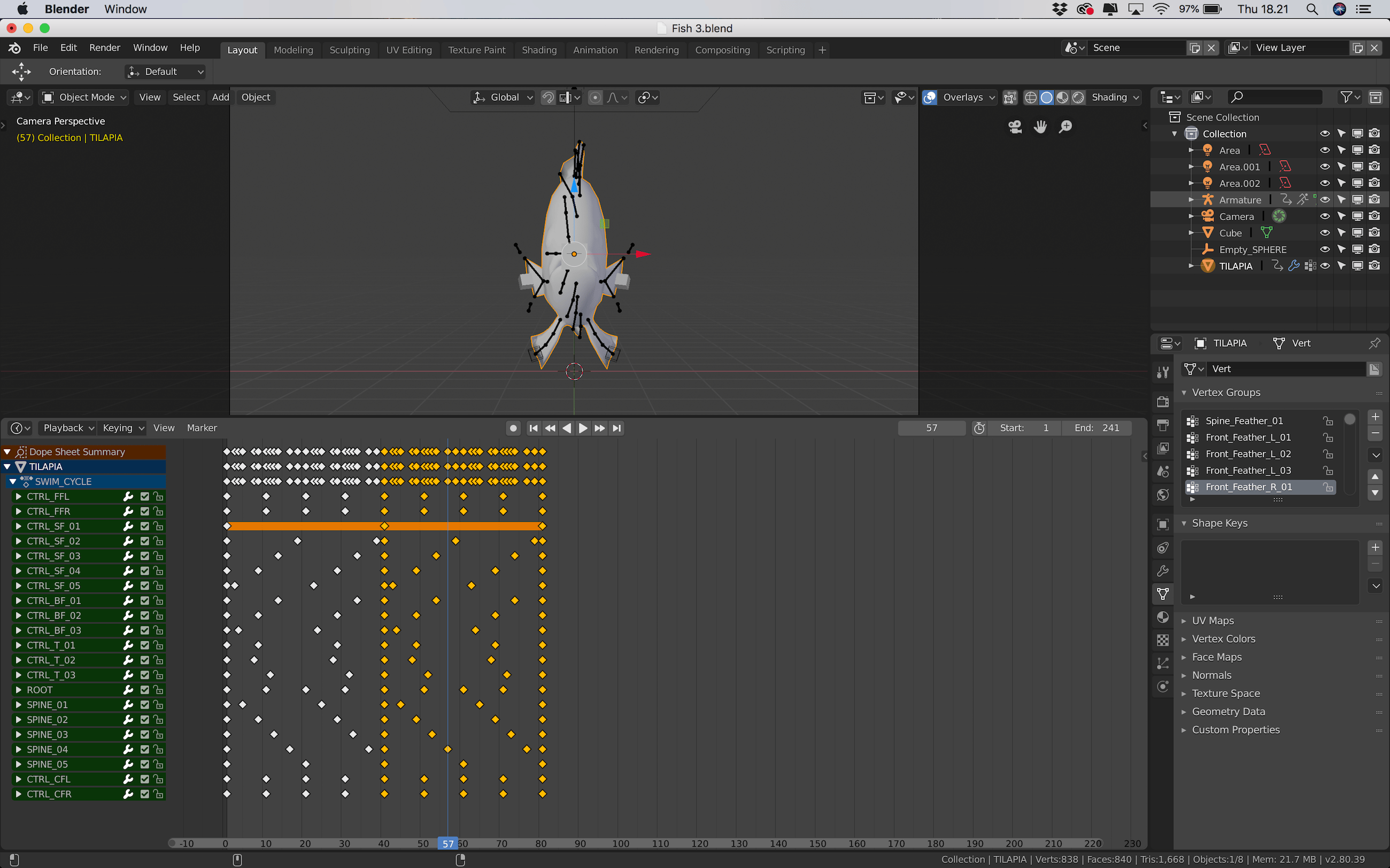 2.8 Animation stops when copying keyframes in dopesheet