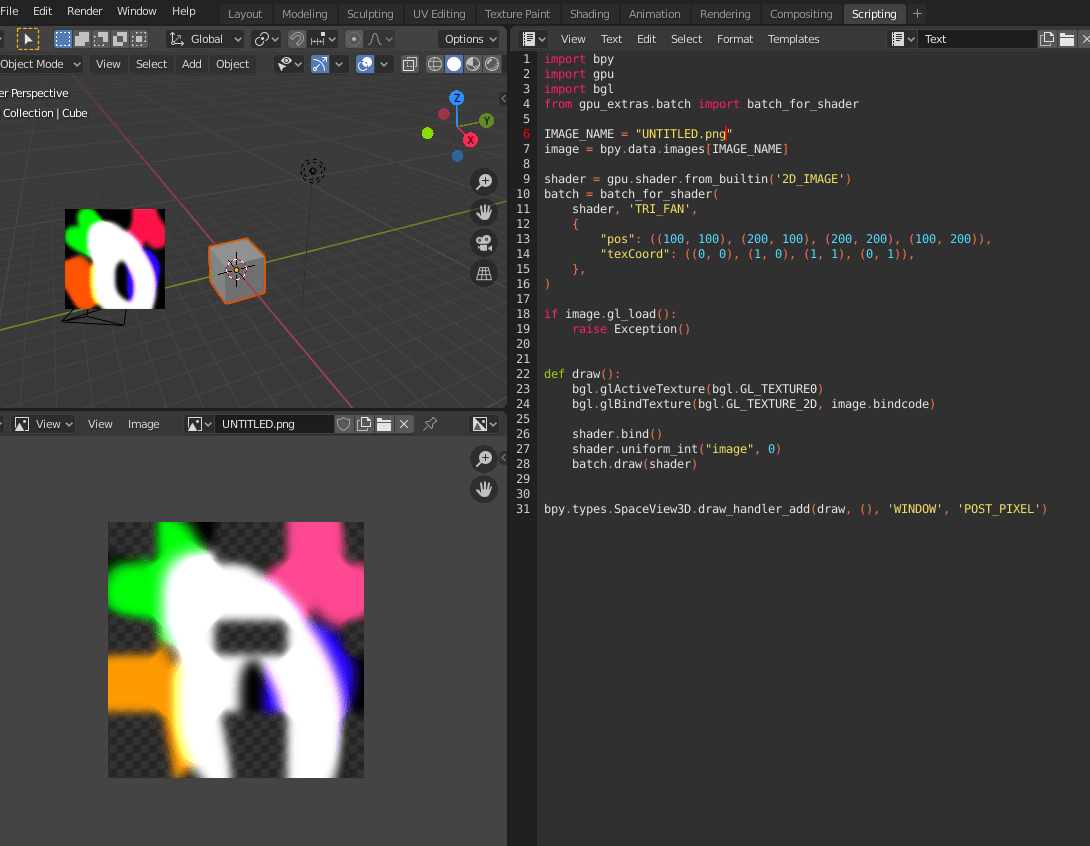 python How to draw RGBA 2D image in 3d_view with gpu module (or without)? Blender Stack Exchange