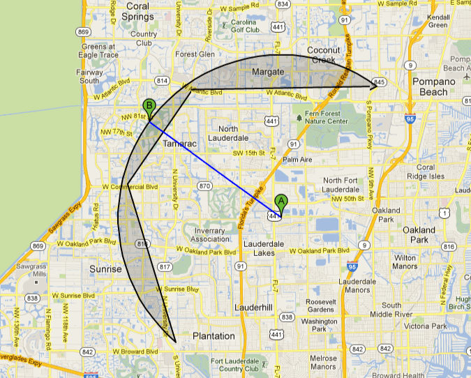 How To Draw A Radius On Google Maps