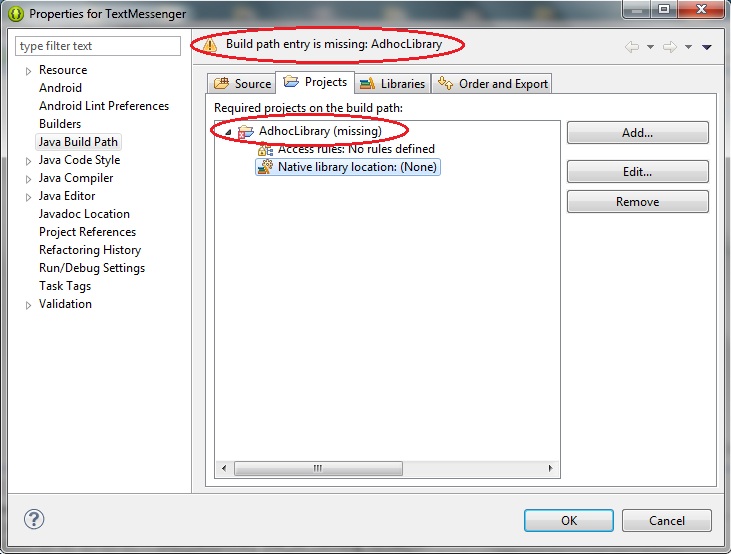 java Build path entry is missing in eclipse Stack Overflow