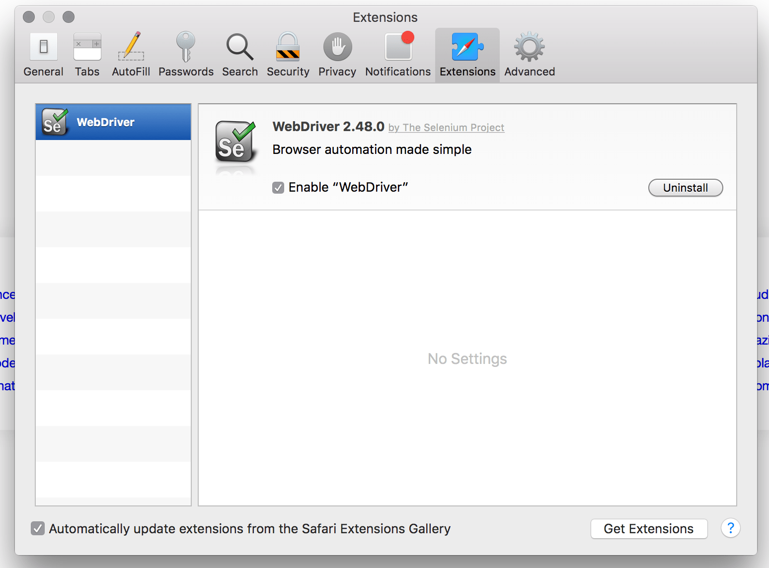 javascript Safari Driver setTimeout using protractor exiting