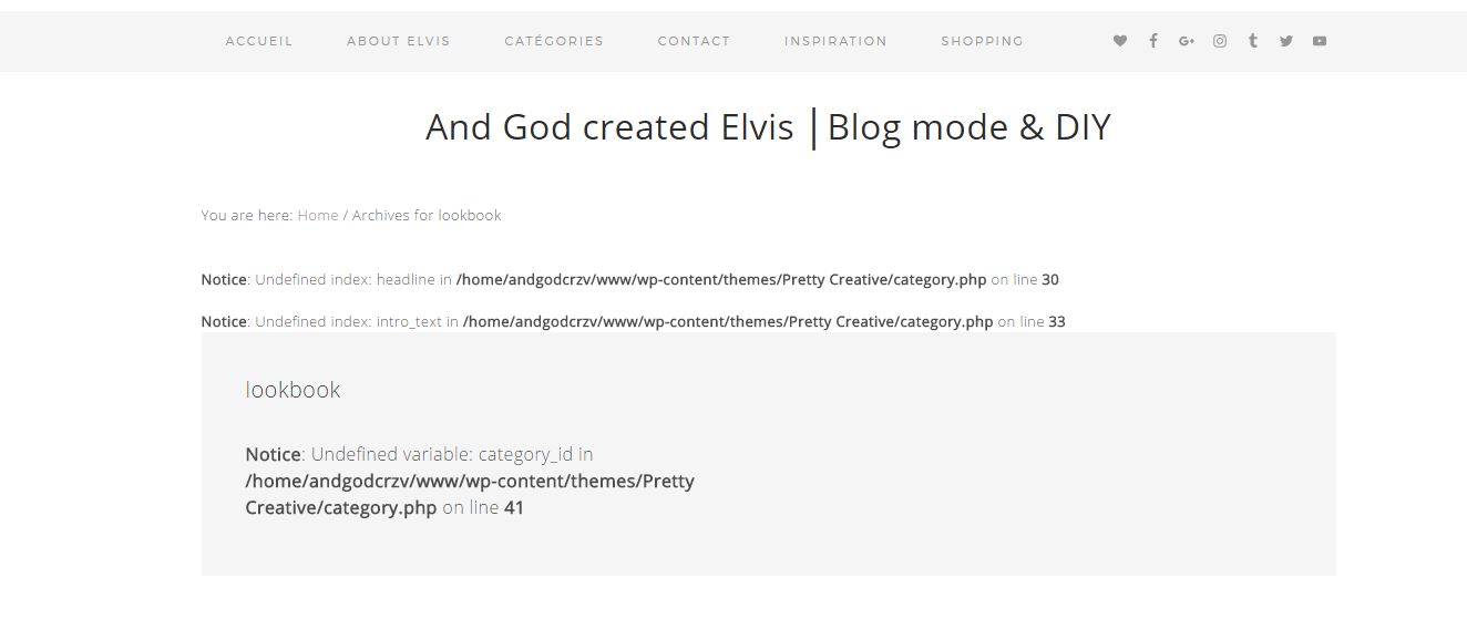 categories Notice Undefined variable category_id WordPress