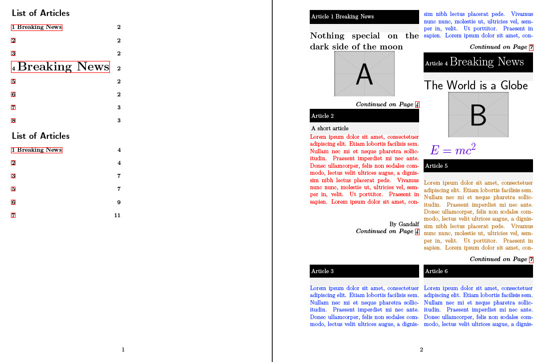 Jumplines ("continued on page...") in latex? - TeX - LaTeX Stack Exchange