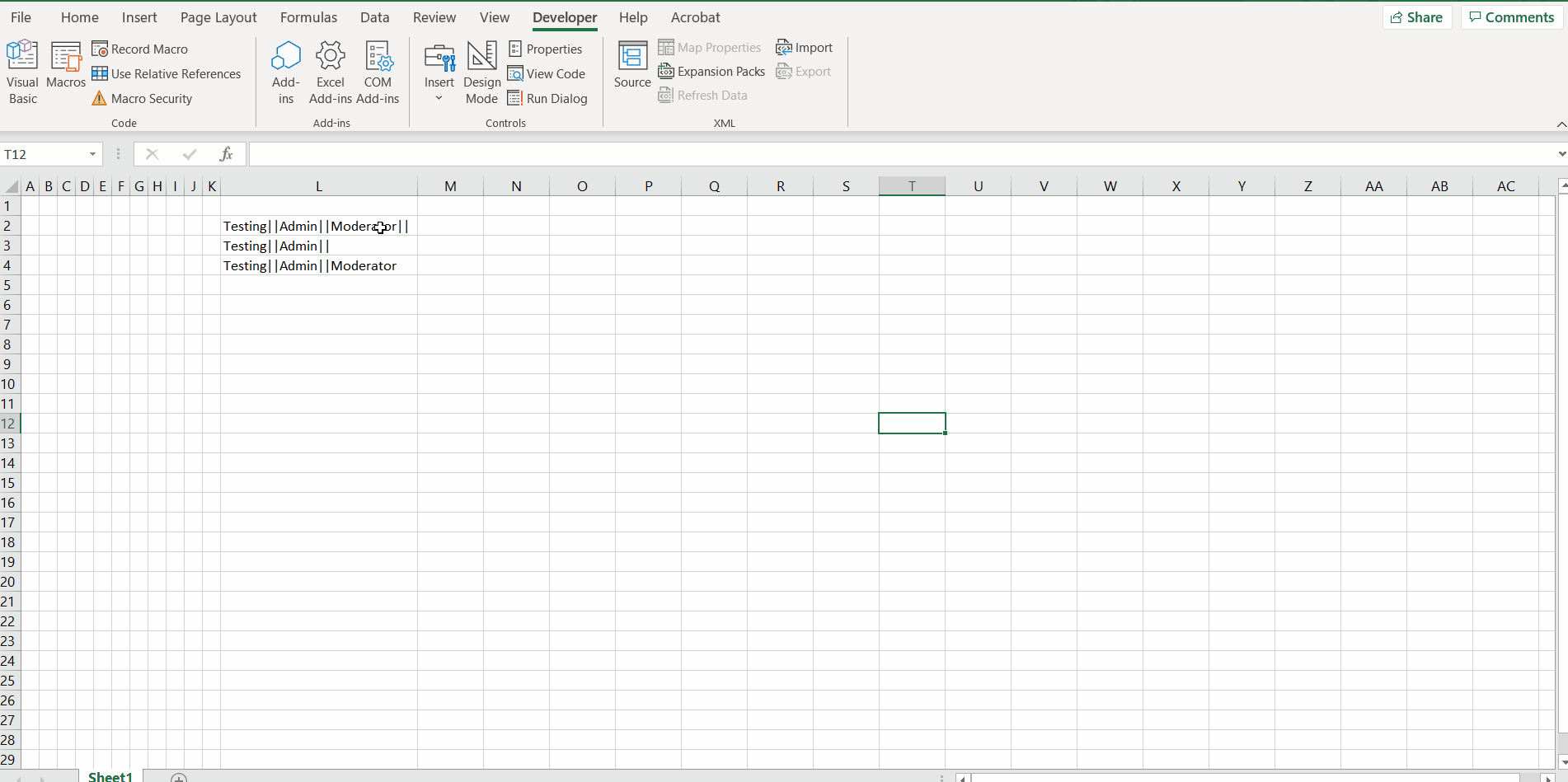 excel Remove (pipes) at the end of text inside a column Stack