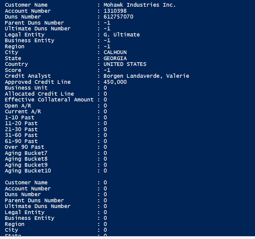 excel how to format data acquired using powershell importcsv Stack