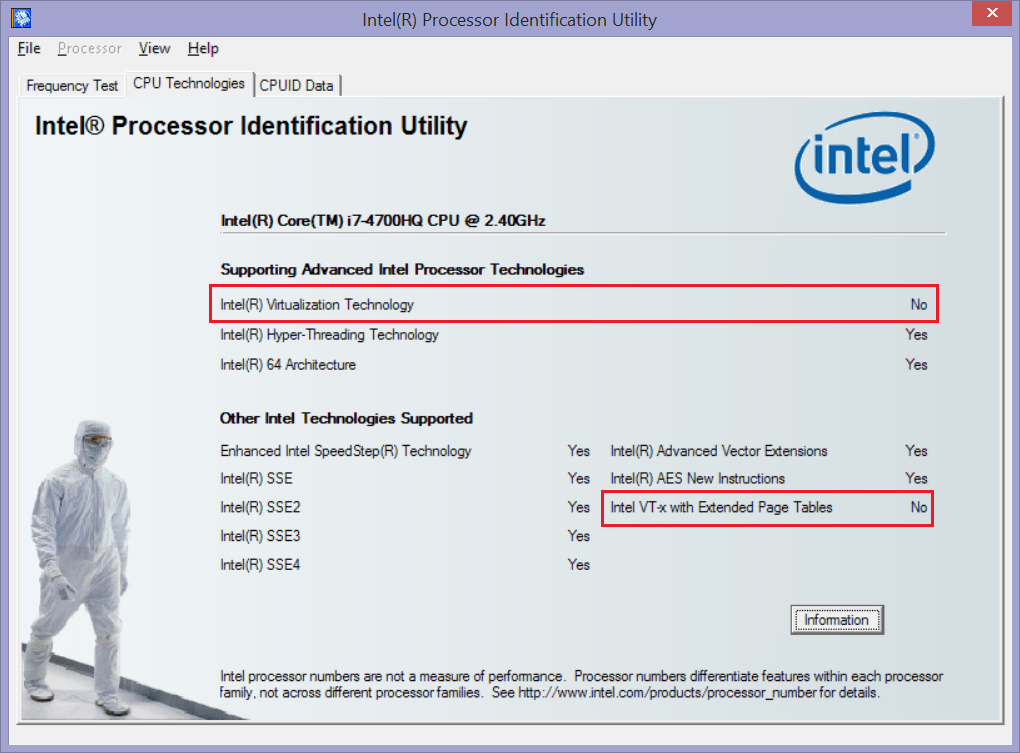 Intel Virtualization Technology Turn Off