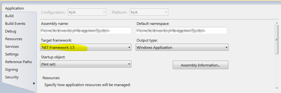 Visual Studio 2010 Properties.Settings broken after retargetting