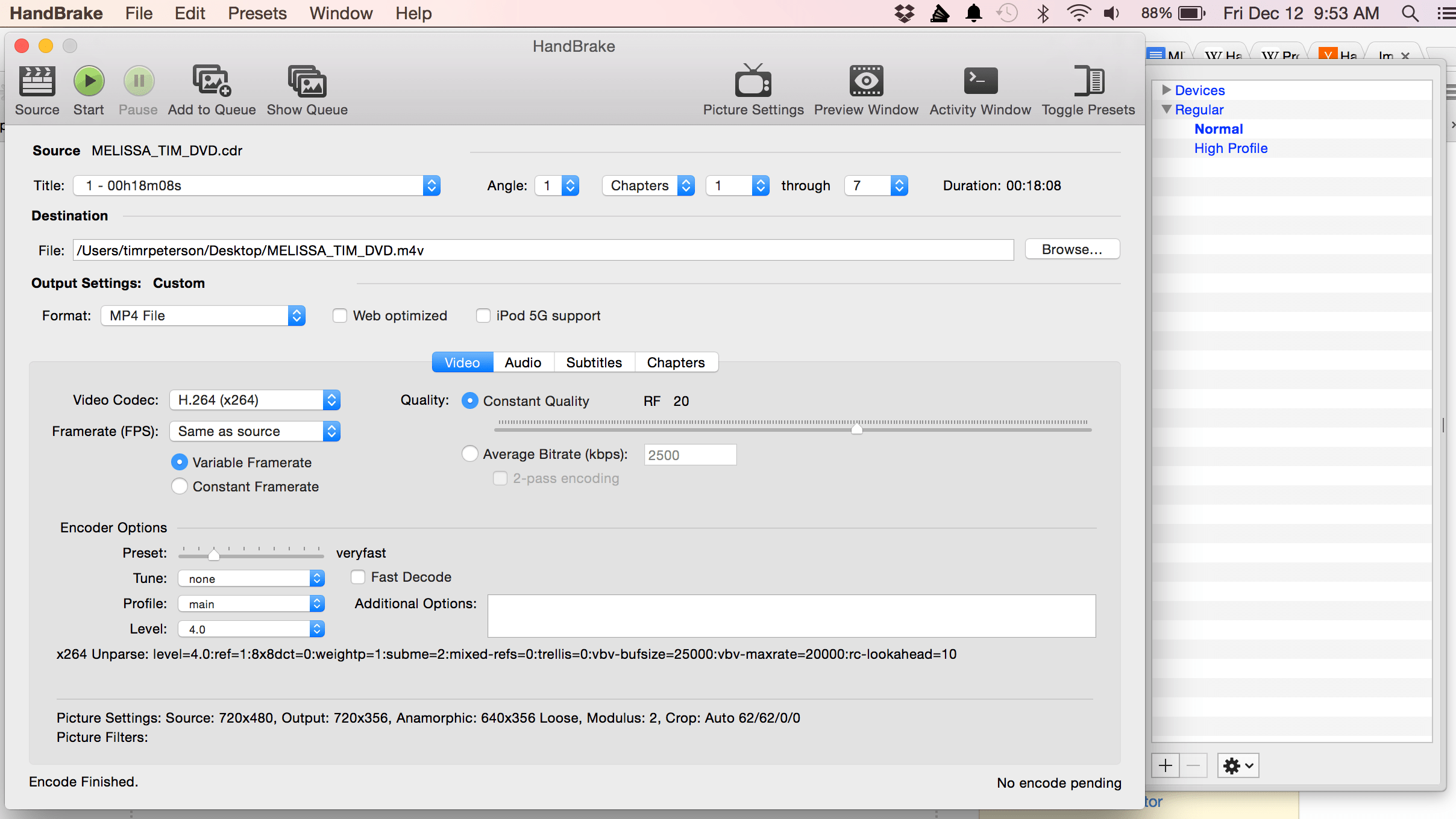 file formats Improving frame/image quality on Handbrake? Video Production Stack Exchange