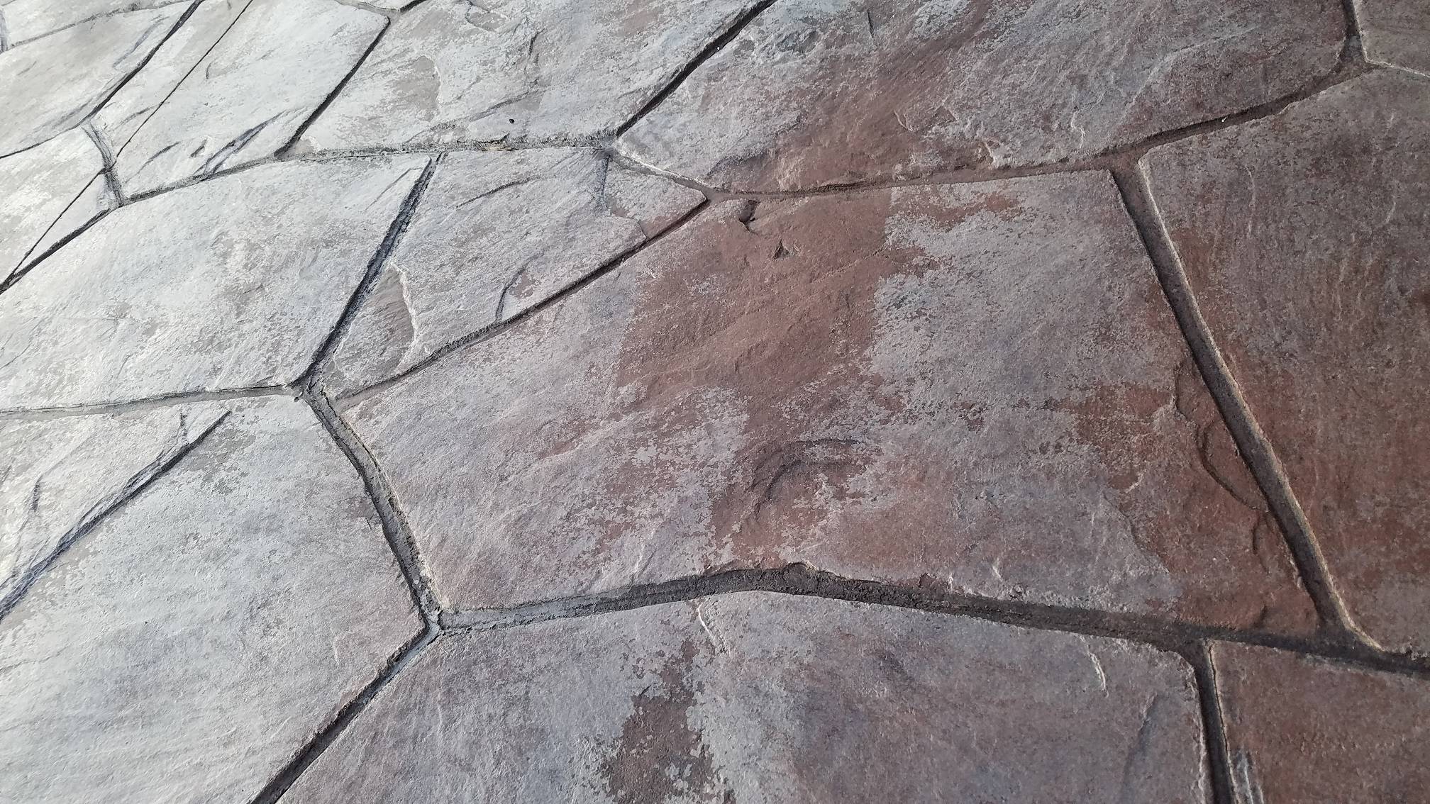 Stamped concrete possibly put solvent sealer over water based sealer