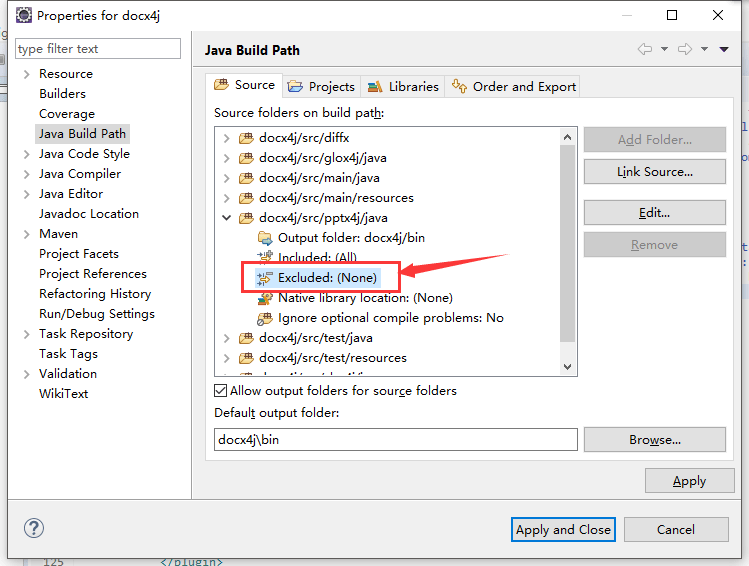 buildpath After "Maven>Update project",the configuration of source