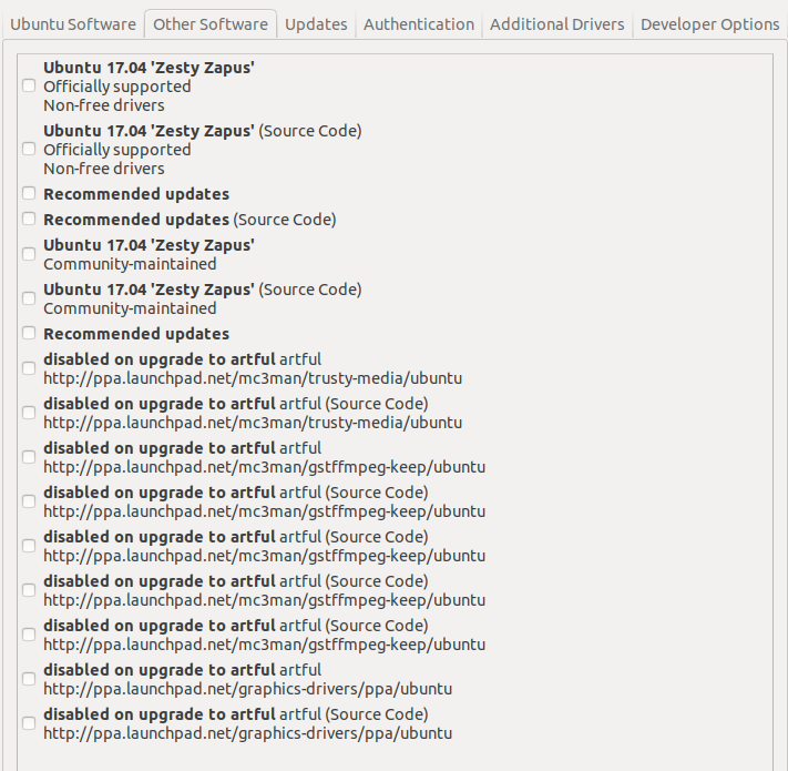 apt Get sources.list back to default for ubuntu 17.10 Ask Ubuntu