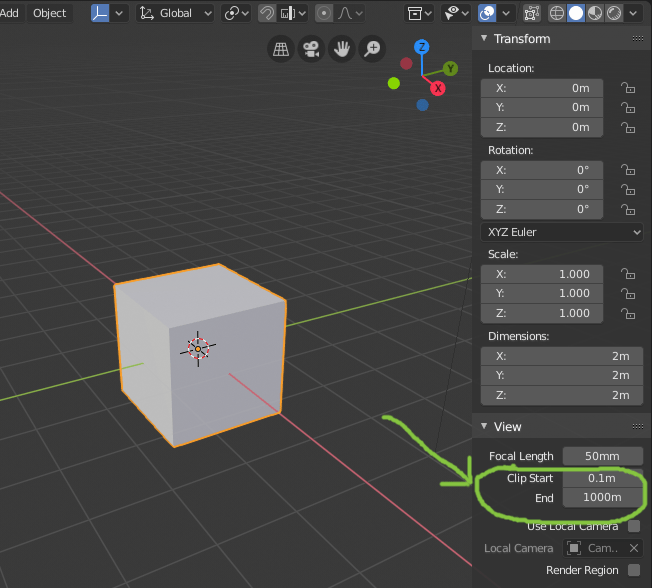 How to scale imported .gltf model? Blender Stack Exchange