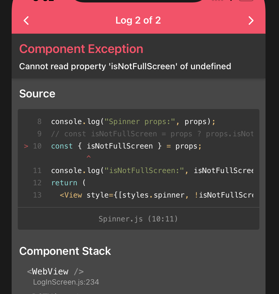 javascript Props is (sometimes only) undefined in React Native
