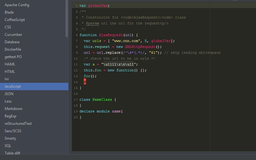 javascript can't change JS code color from black in PhpStorm Stack Overflow