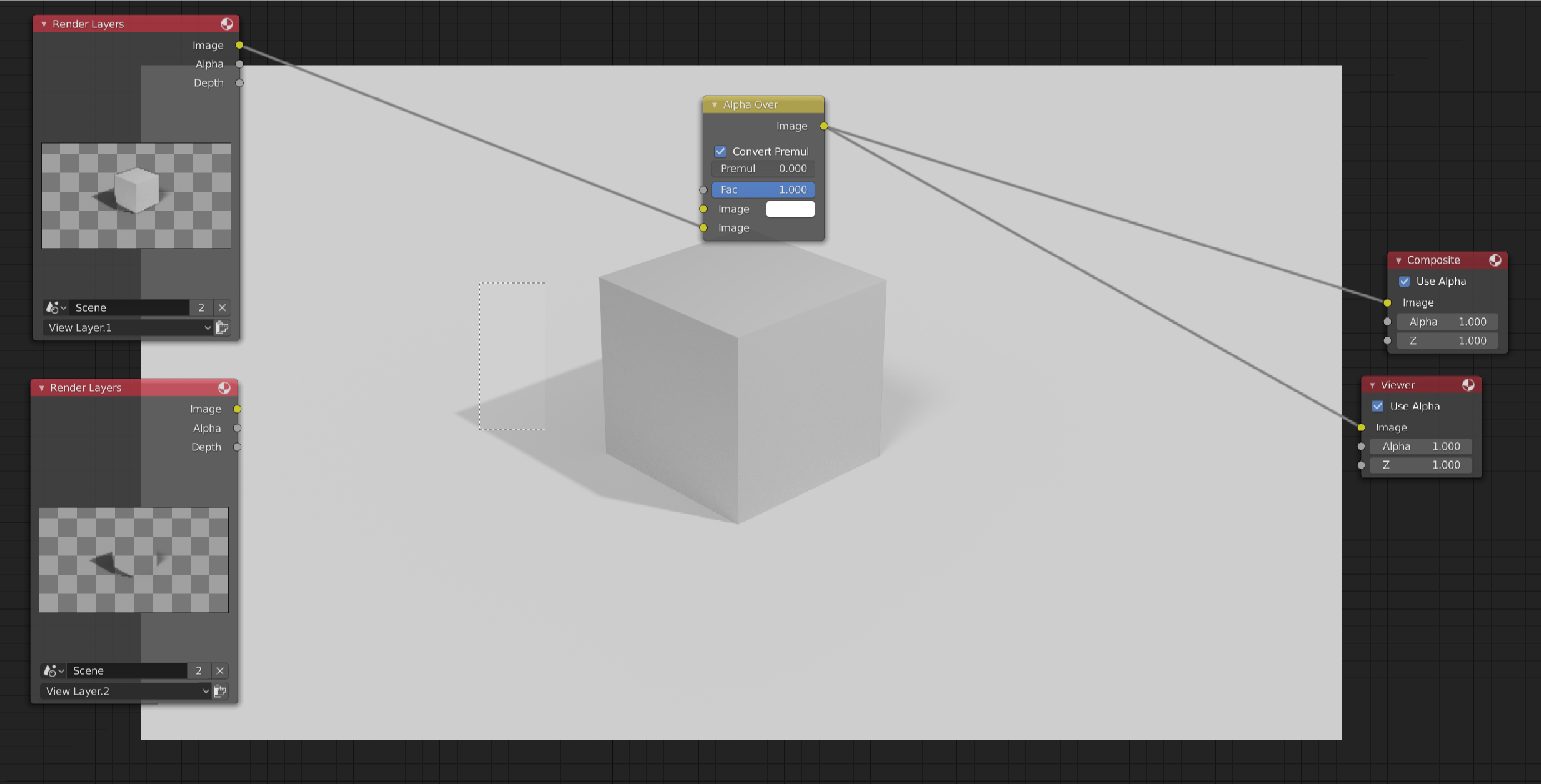 transparency White lines appearing when rendering shadows to separate layer and in