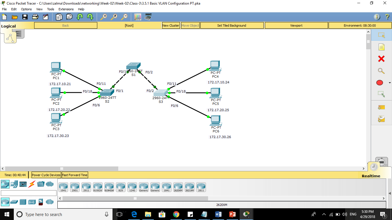 switch Solving Native Vlan Mismatch error Network