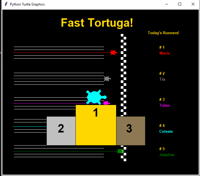 python Measure the distance between turtles Stack Overflow