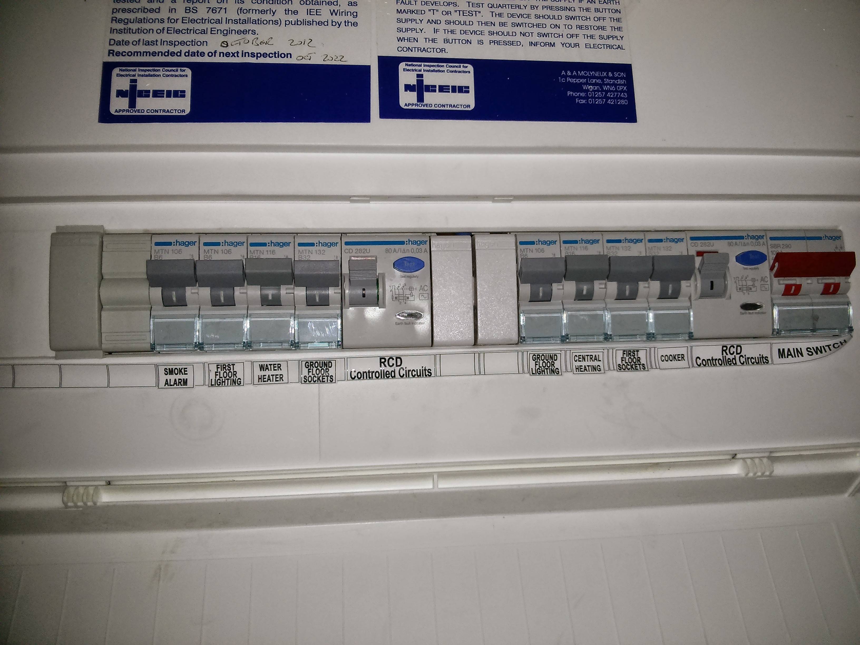 How can I safely have 2x 7kw/32amp electrical vehicle chargers
