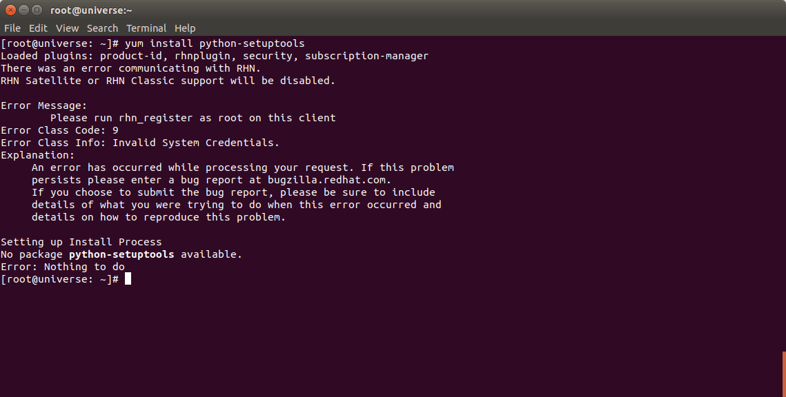 Pip invalid syntax error in RHEL