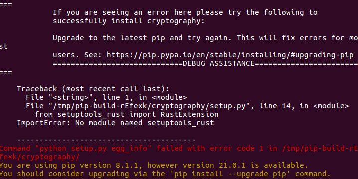 python no module named setuptools_rust Stack Overflow