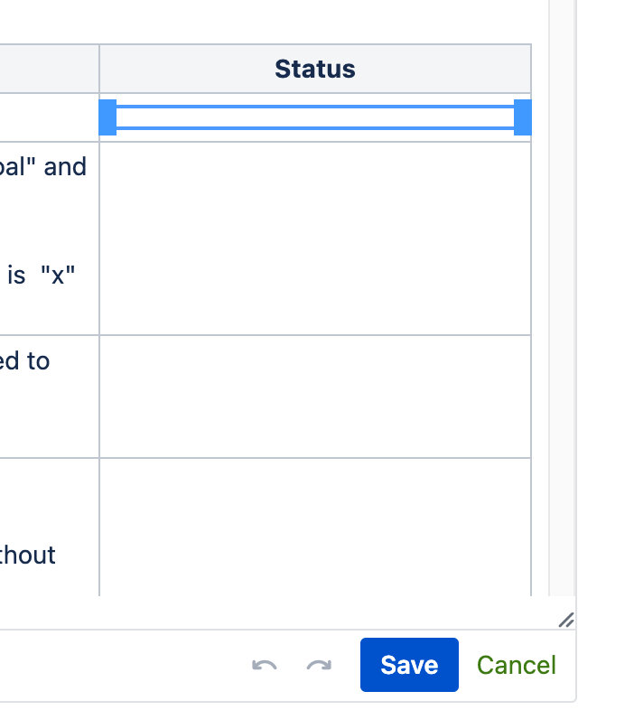 How to set jira table's column width Stack Overflow