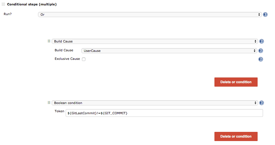 git Jenkins conditional build step