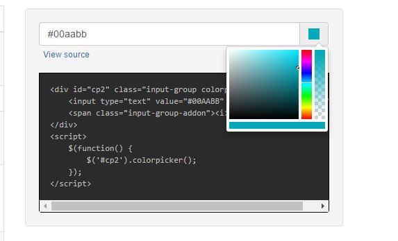 javascript Bootstrap color picker not loading/working Stack Overflow