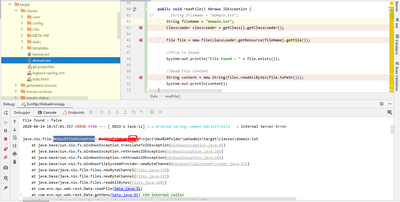 read file from resource Java Stack Overflow