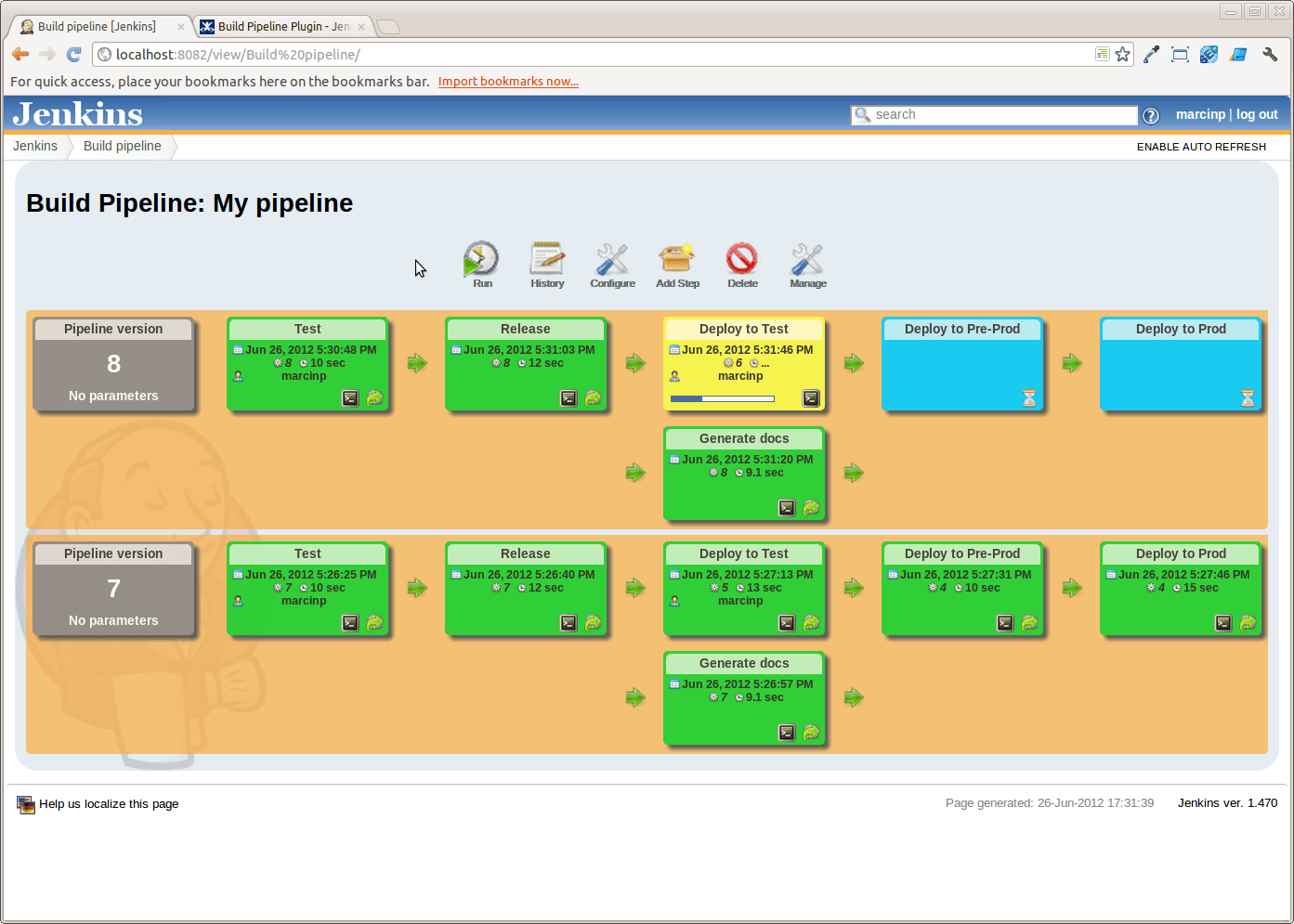 azure devops How can i get a Pipeline view in VSTS