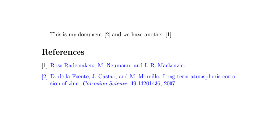 bibliographies How to change text color a particular reference in the
