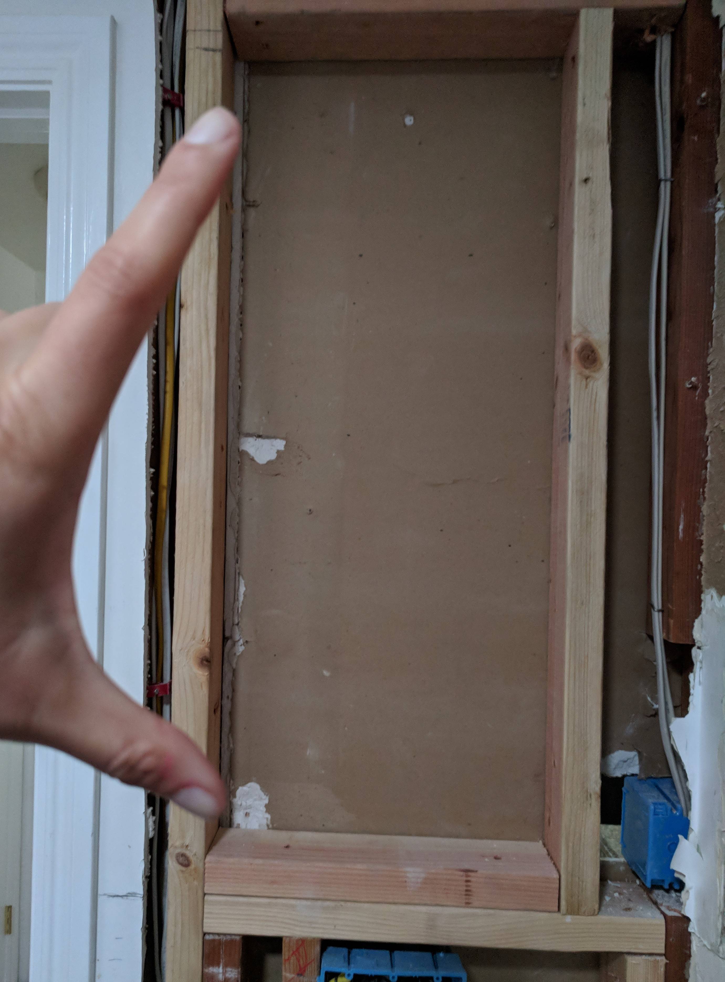 framing - What to do about unattached drywall corner? - Home
