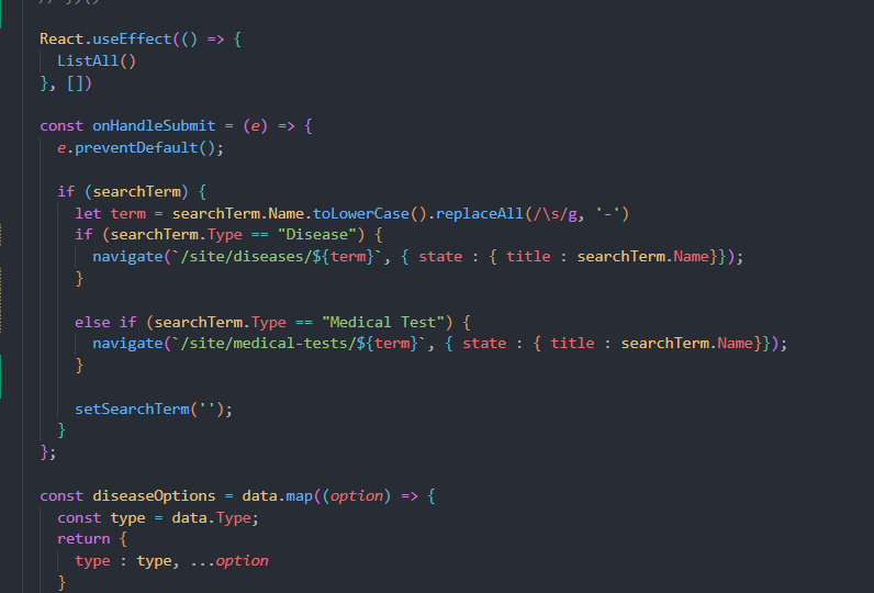 javascript Instant Search on Material UI Component
