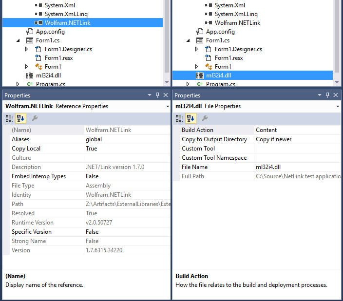 mathlink or wstp How to control which version of Mathematica