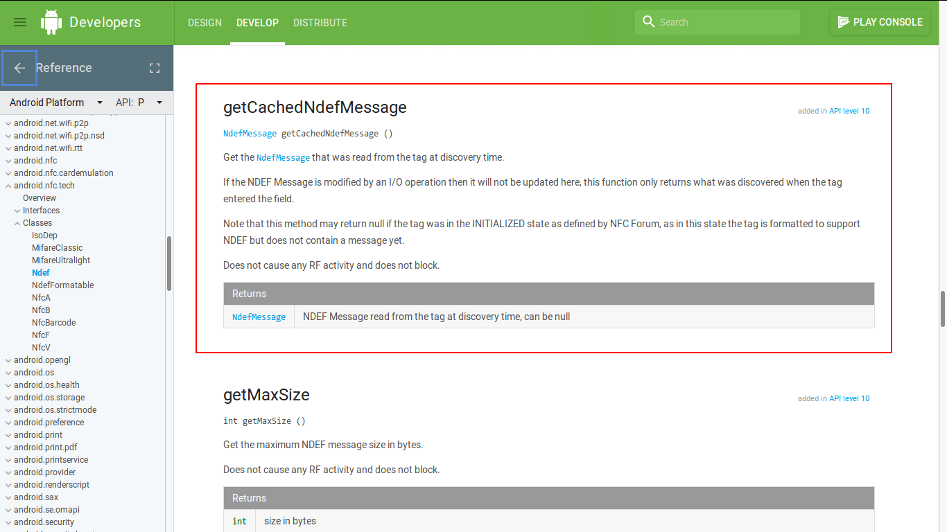 android getCachedNdefMessage returns null Stack Overflow