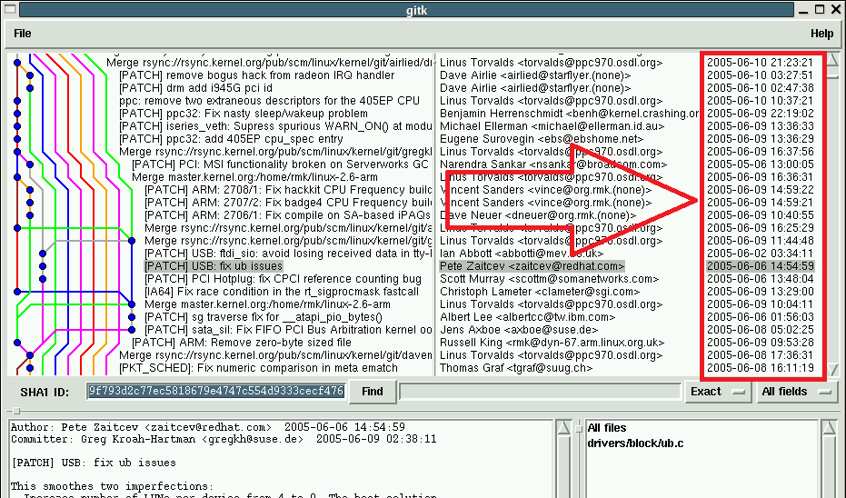 git Display commiter date in gitk instead of author date Stack Overflow