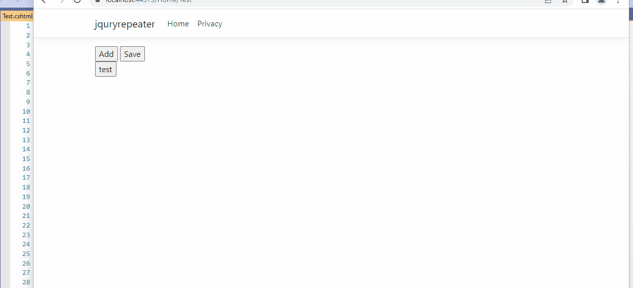 c Core Model Binding using jquery repeater Stack Overflow