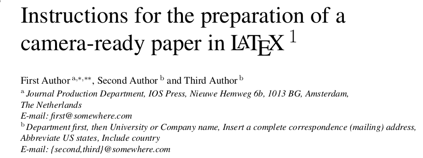 titles Missing superscript on author TeX LaTeX Stack Exchange