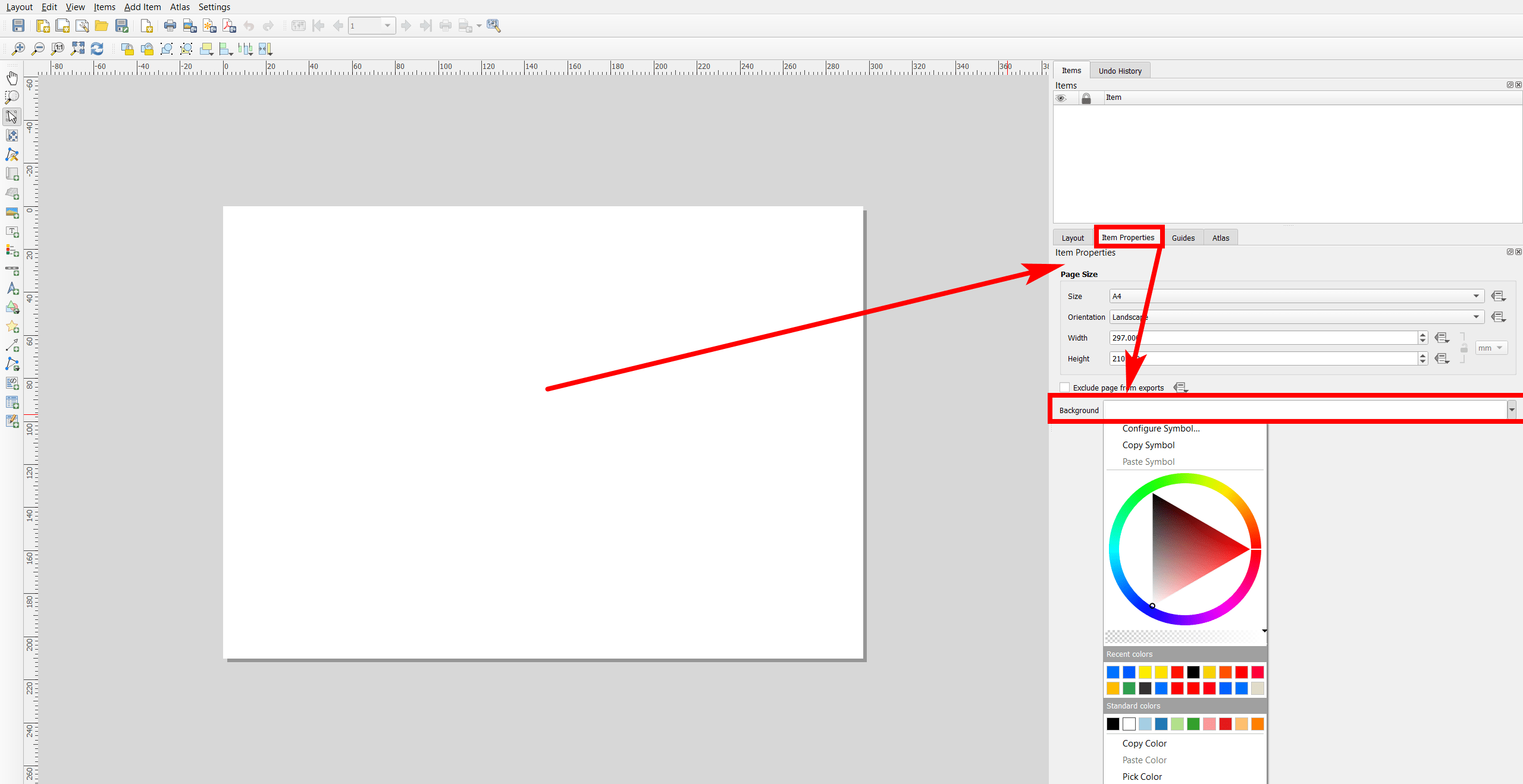 openstreetmap QGIS 3.10 how to remove colour from a background layer