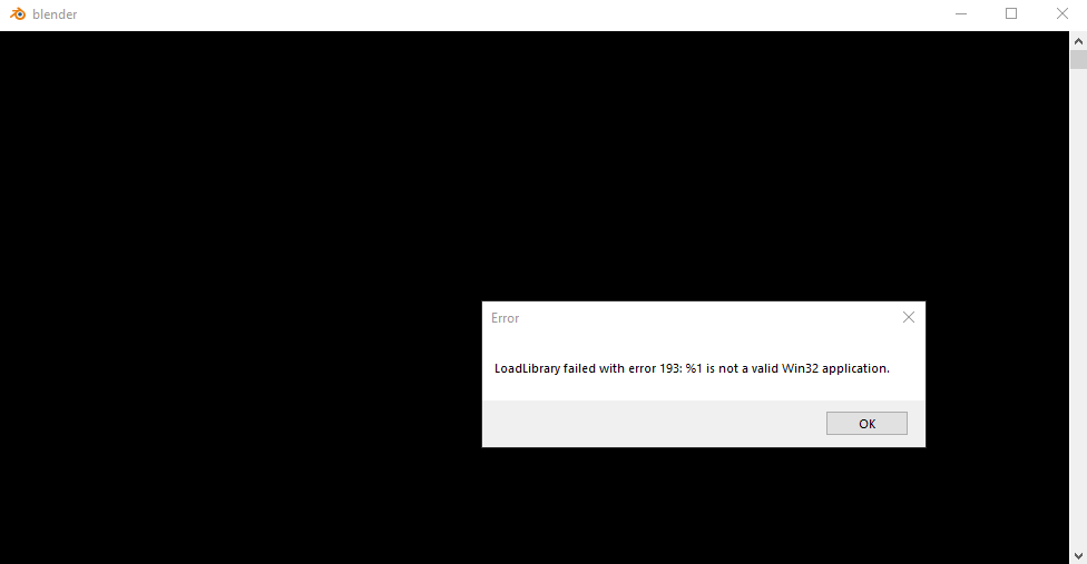 error Why is blender failing to start up? Blender Stack Exchange