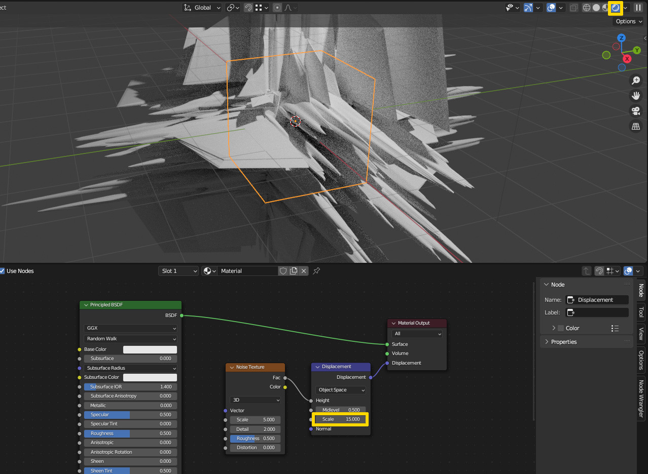 rendering error in render but not in material preview Blender Stack