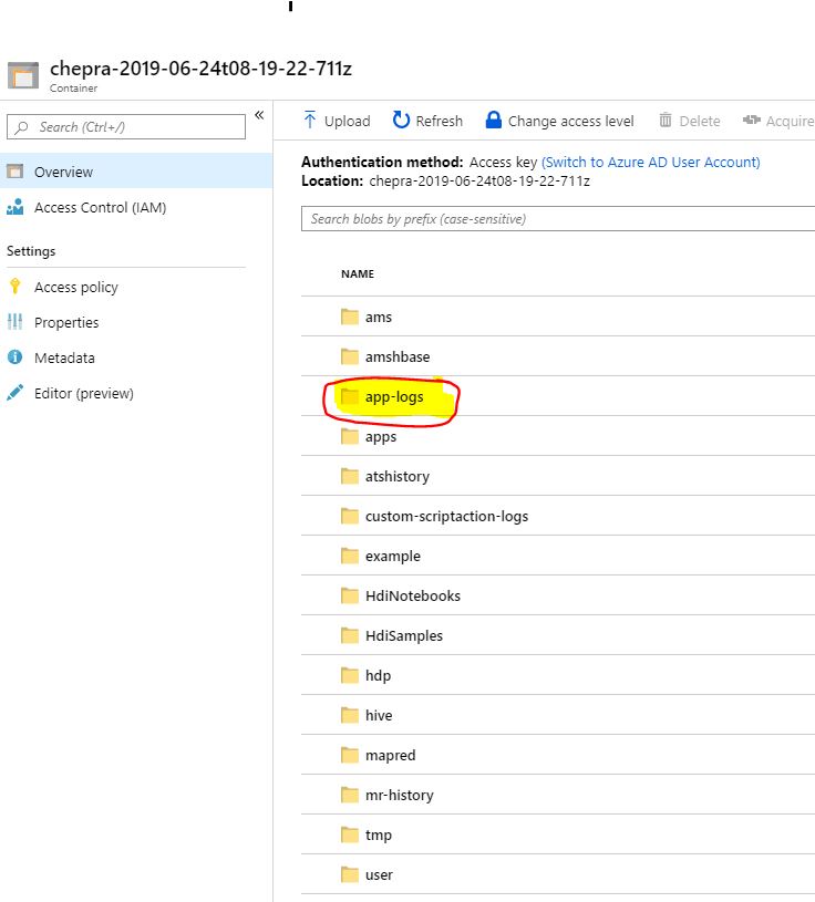 apache spark How to copy yarn ssh logs automatically using scala to