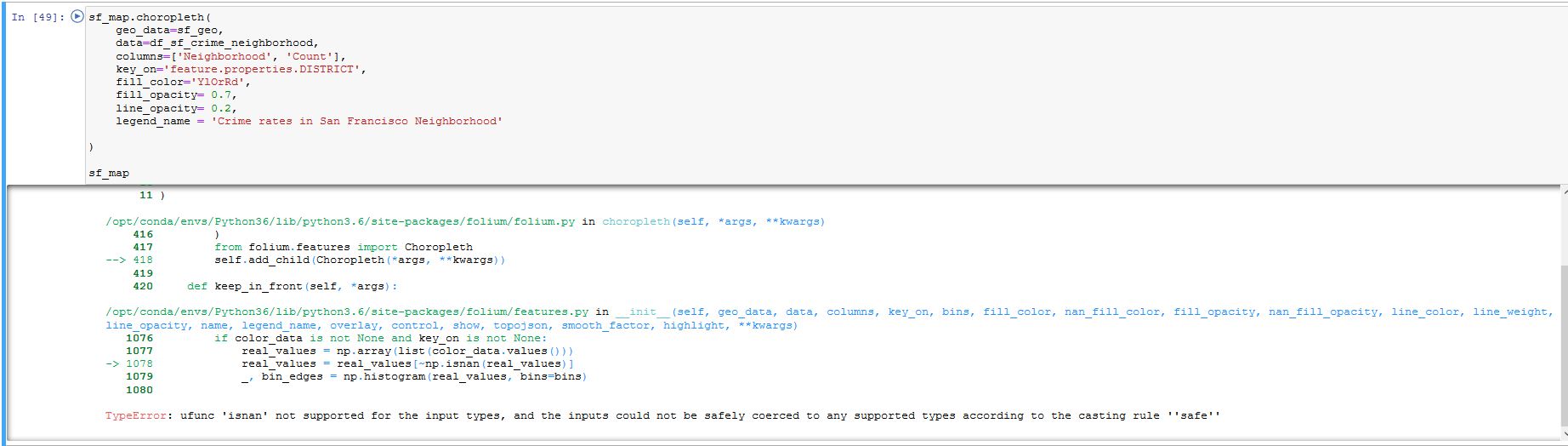Folium Choropleth problem key_on geojson issue Stack Overflow