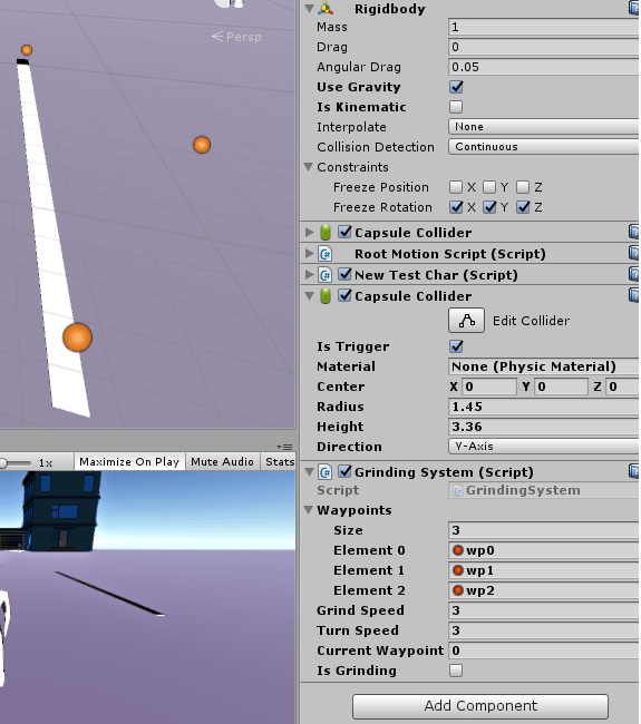 c How to move a player along Waypoints with Rigidbody.MovePosition